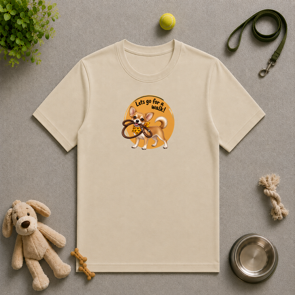 Let’s Go for a Walk! – Chihuahua Adventure - Unisex T-Shirt