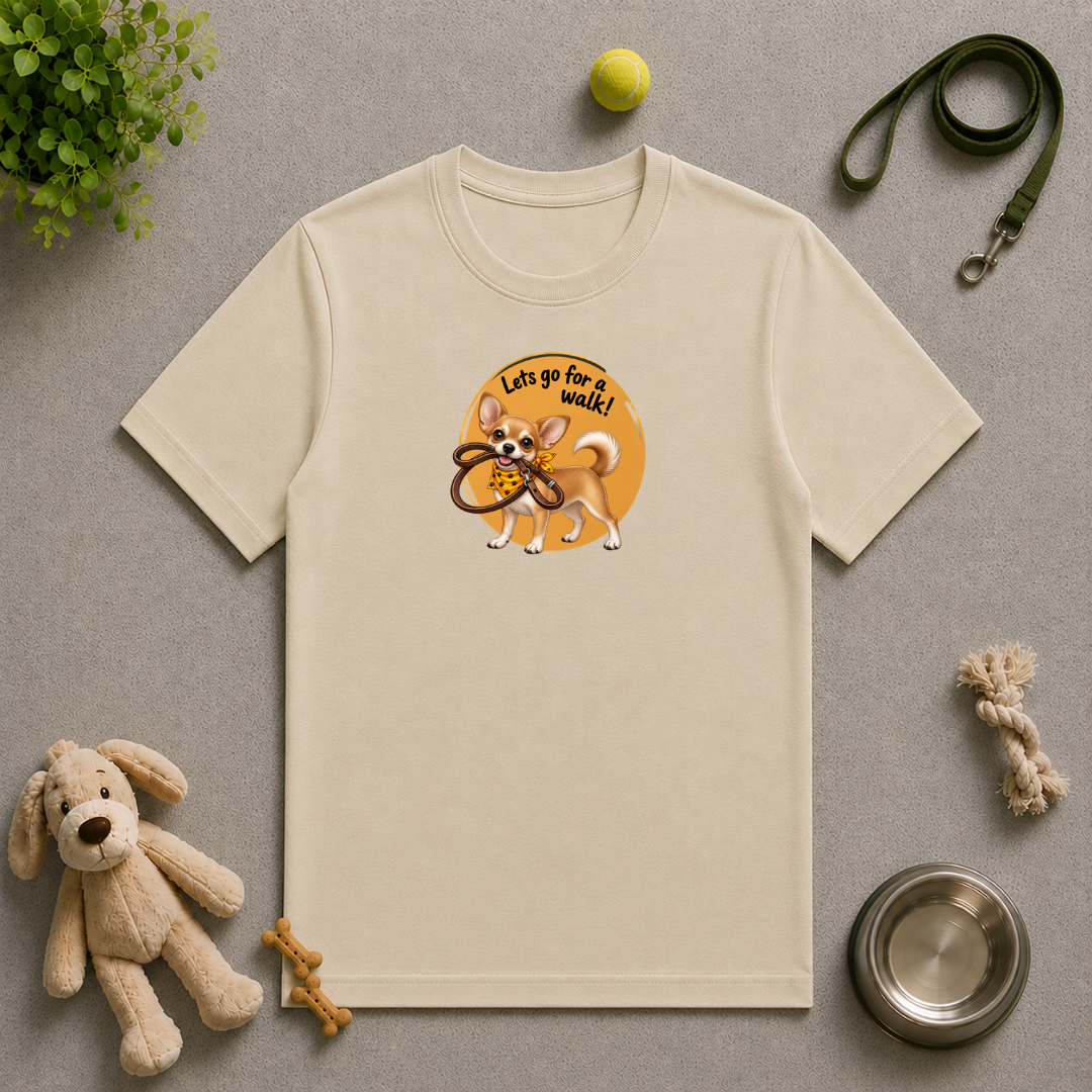 Let’s Go for a Walk! – Chihuahua Adventure - Unisex T-Shirt