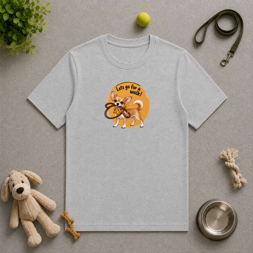 Let’s Go for a Walk! – Chihuahua Adventure - Unisex T-Shirt