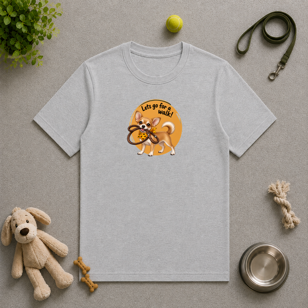Let’s Go for a Walk! – Chihuahua Adventure - Unisex T-Shirt