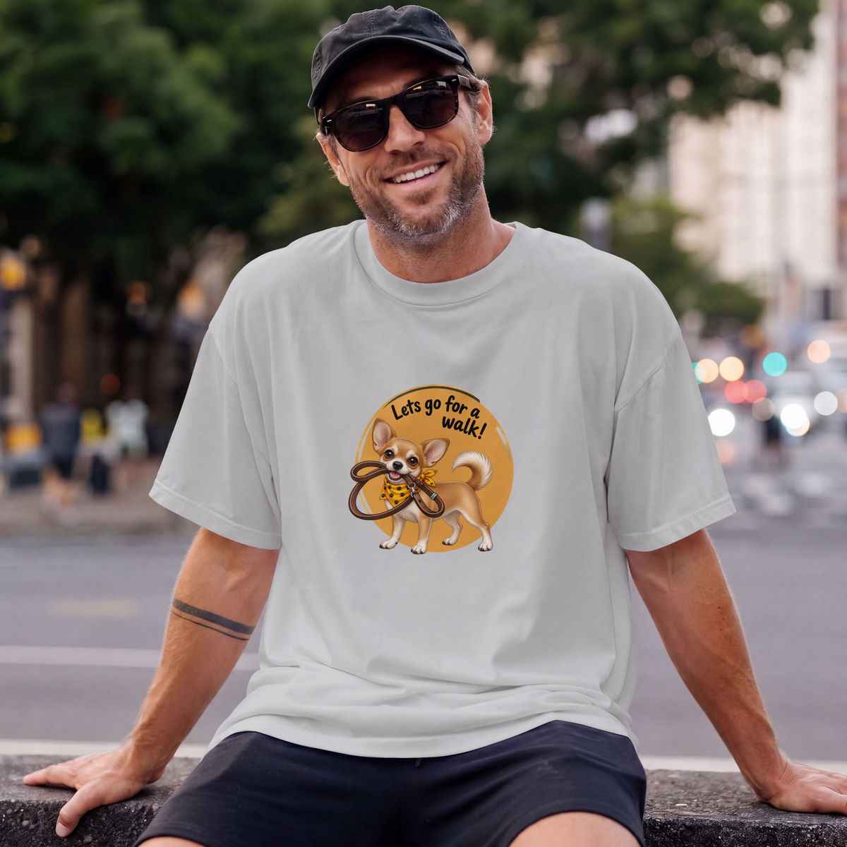 Let’s Go for a Walk! – Chihuahua Adventure - Unisex T-Shirt