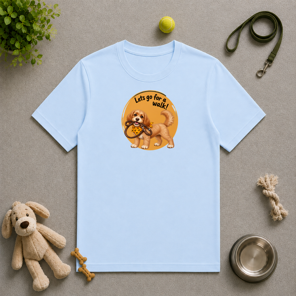 Let’s Go for a Walk! – Cockapoo Adventure - Unisex T-Shirt