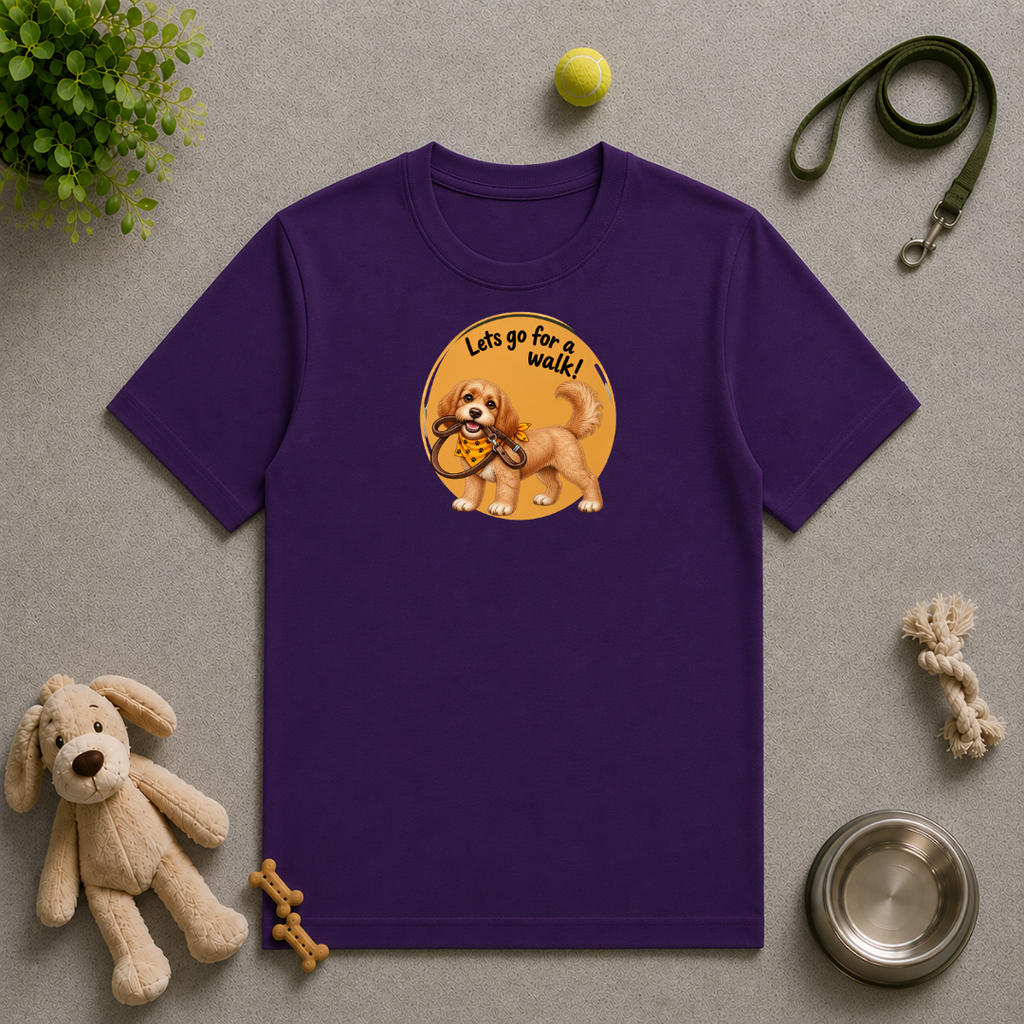 Let’s Go for a Walk! – Cockapoo Adventure - Unisex T-Shirt