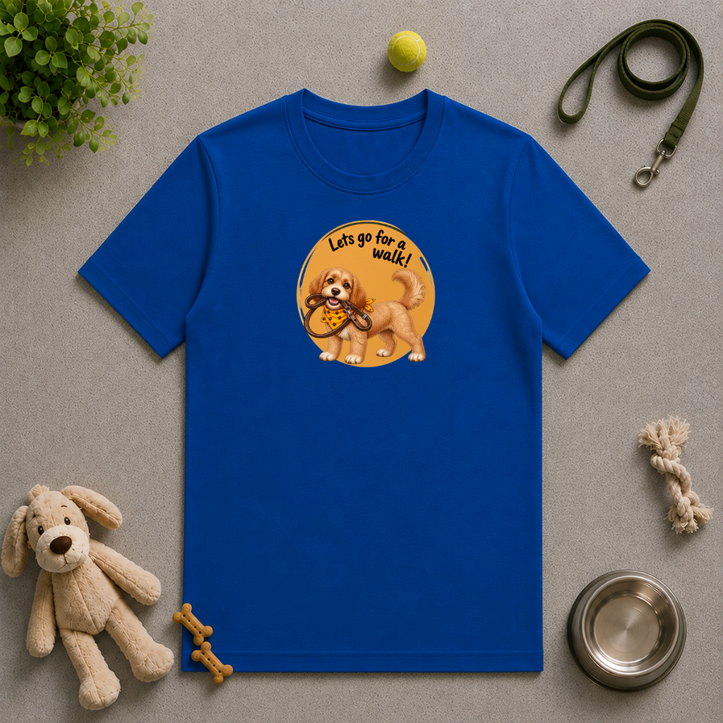 Let’s Go for a Walk! – Cockapoo Adventure - Unisex T-Shirt