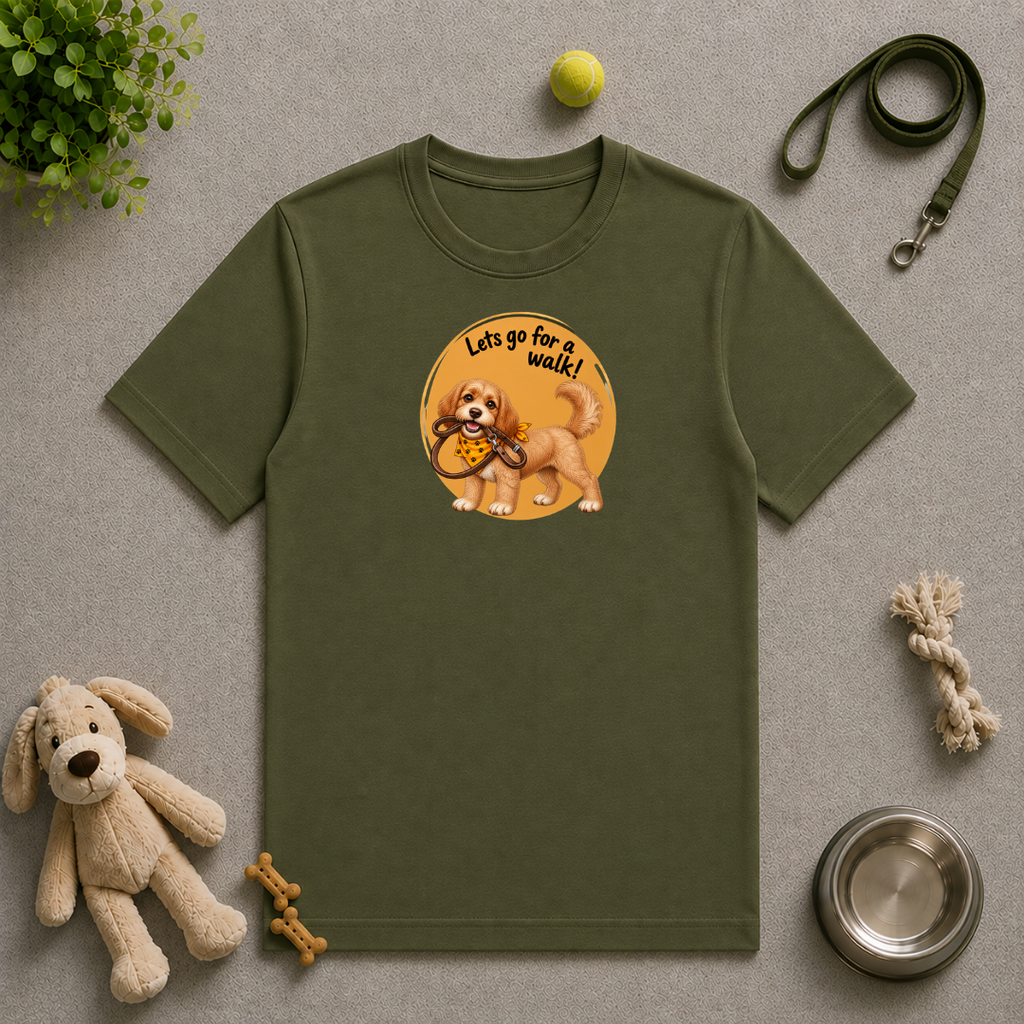 Let’s Go for a Walk! – Cockapoo Adventure - Unisex T-Shirt