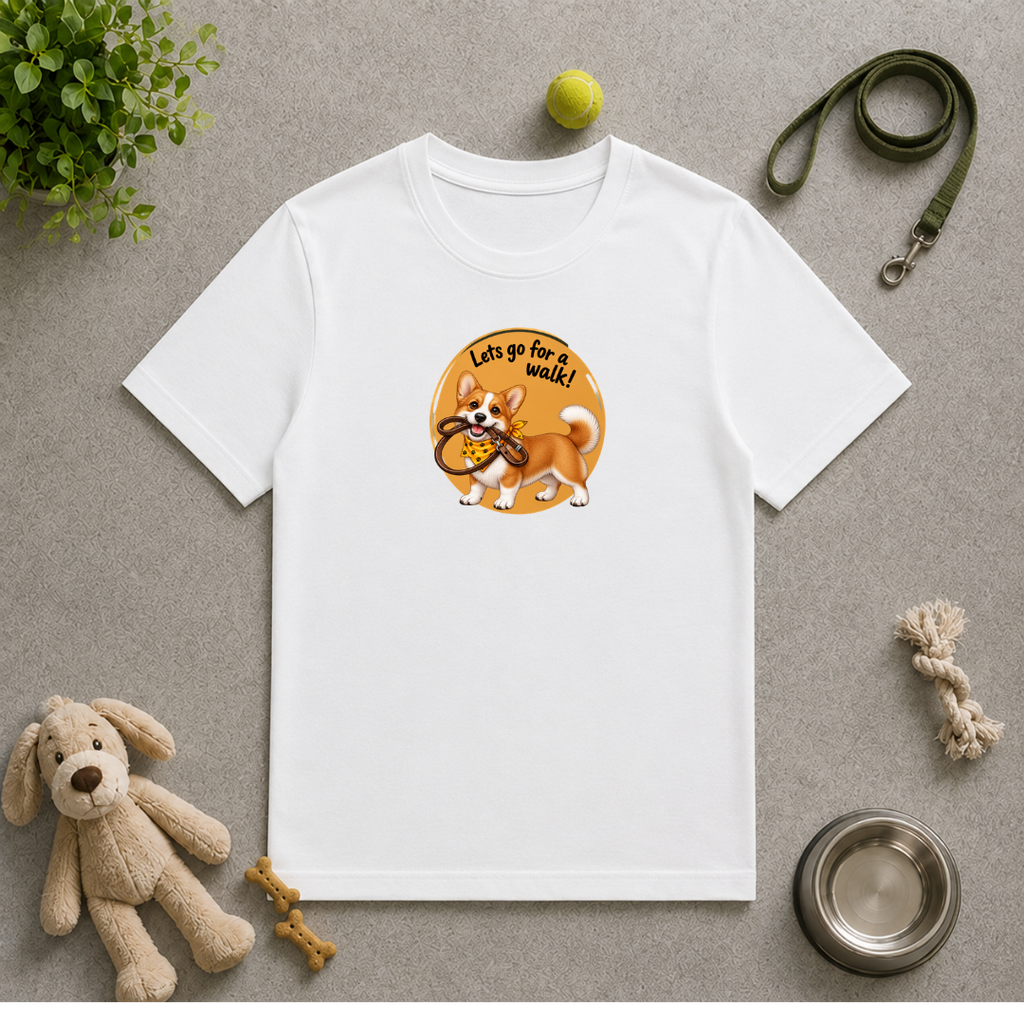 Let’s Go for a Walk! – Corgi Adventure - Unisex T-Shirt