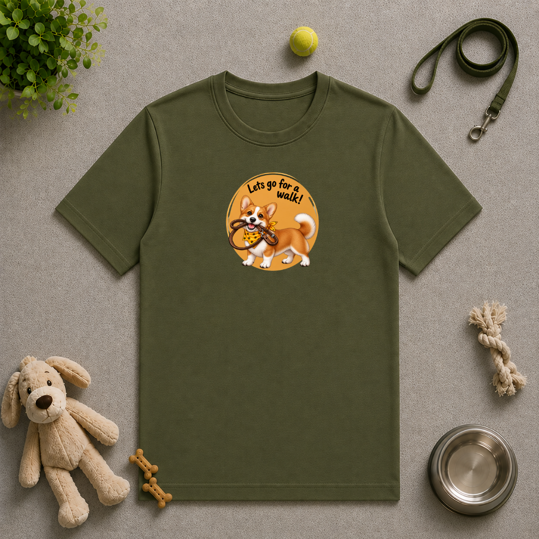 Let’s Go for a Walk! – Corgi Adventure - Unisex T-Shirt