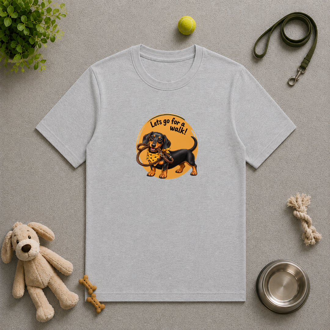 Let’s Go for a Walk! – Dachshund Adventure - Unisex T-Shirt