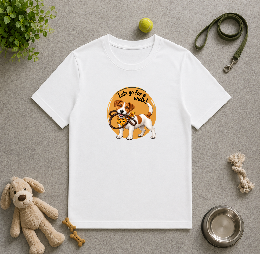 Let’s Go for a Walk! – Jack Russell Adventure -  Unisex - T-Shirt