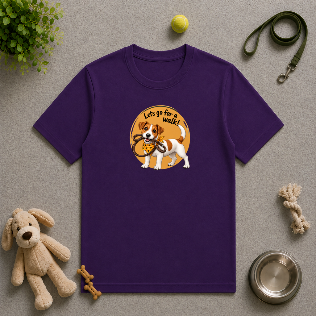 Let’s Go for a Walk! – Jack Russell Adventure -  Unisex - T-Shirt