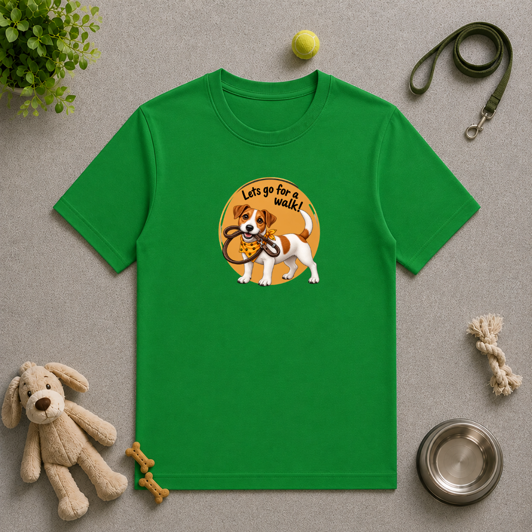 Let’s Go for a Walk! – Jack Russell Adventure -  Unisex - T-Shirt