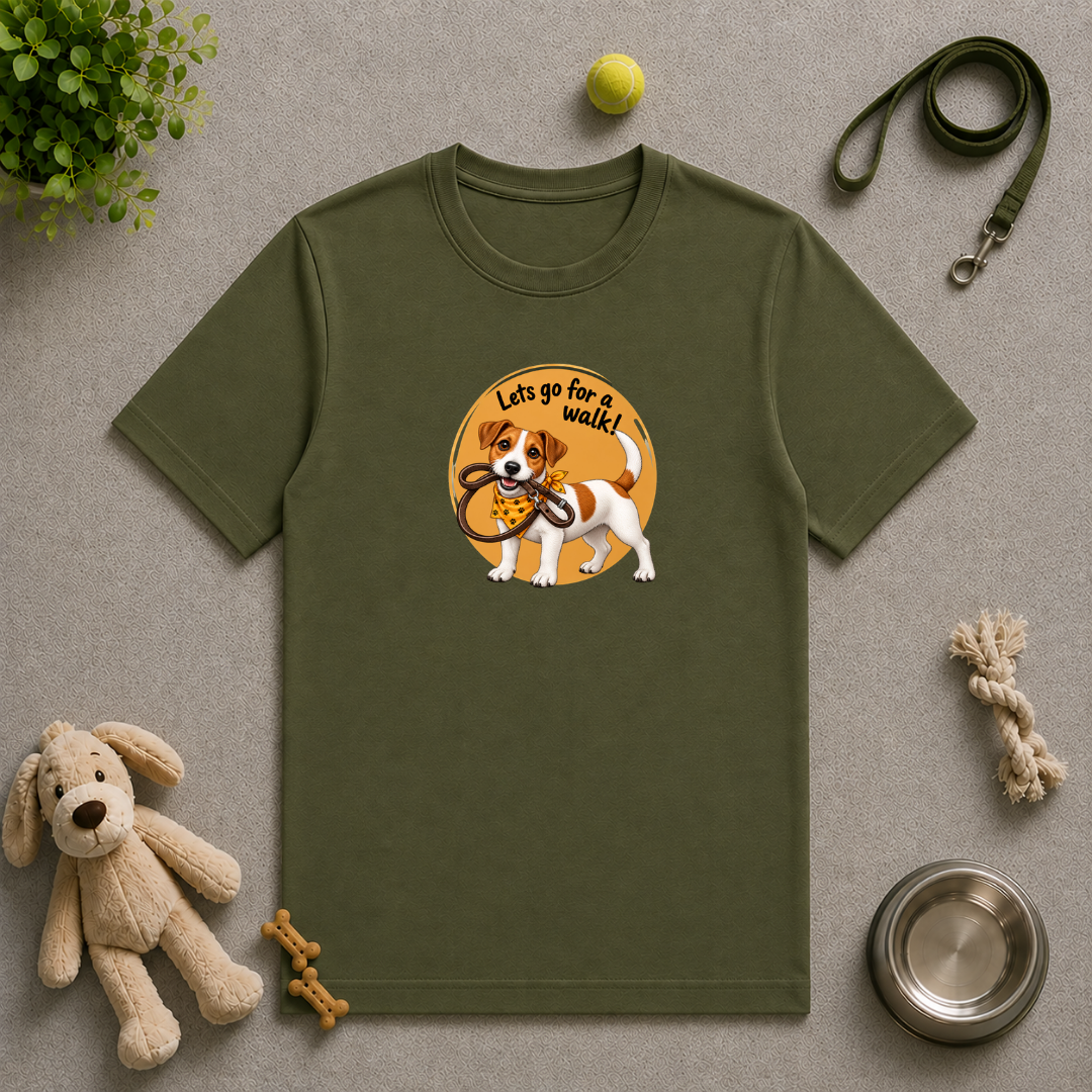 Let’s Go for a Walk! – Jack Russell Adventure -  Unisex - T-Shirt