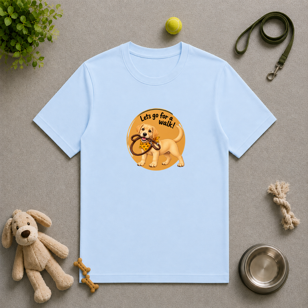 Let’s Go for a Walk! – Labrador Adventure - Unisex T‑Shirt