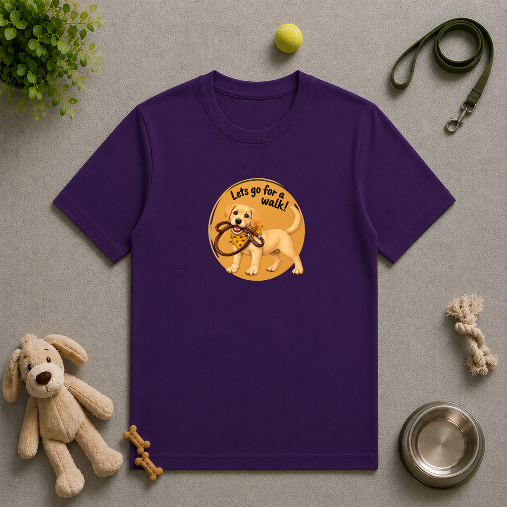 Let’s Go for a Walk! – Labrador Adventure - Unisex T‑Shirt