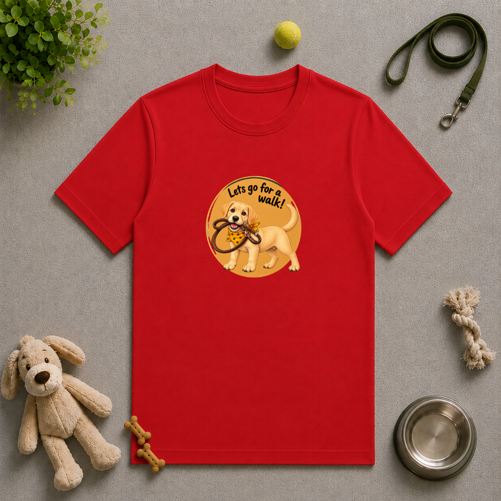 Let’s Go for a Walk! – Labrador Adventure - Unisex T‑Shirt