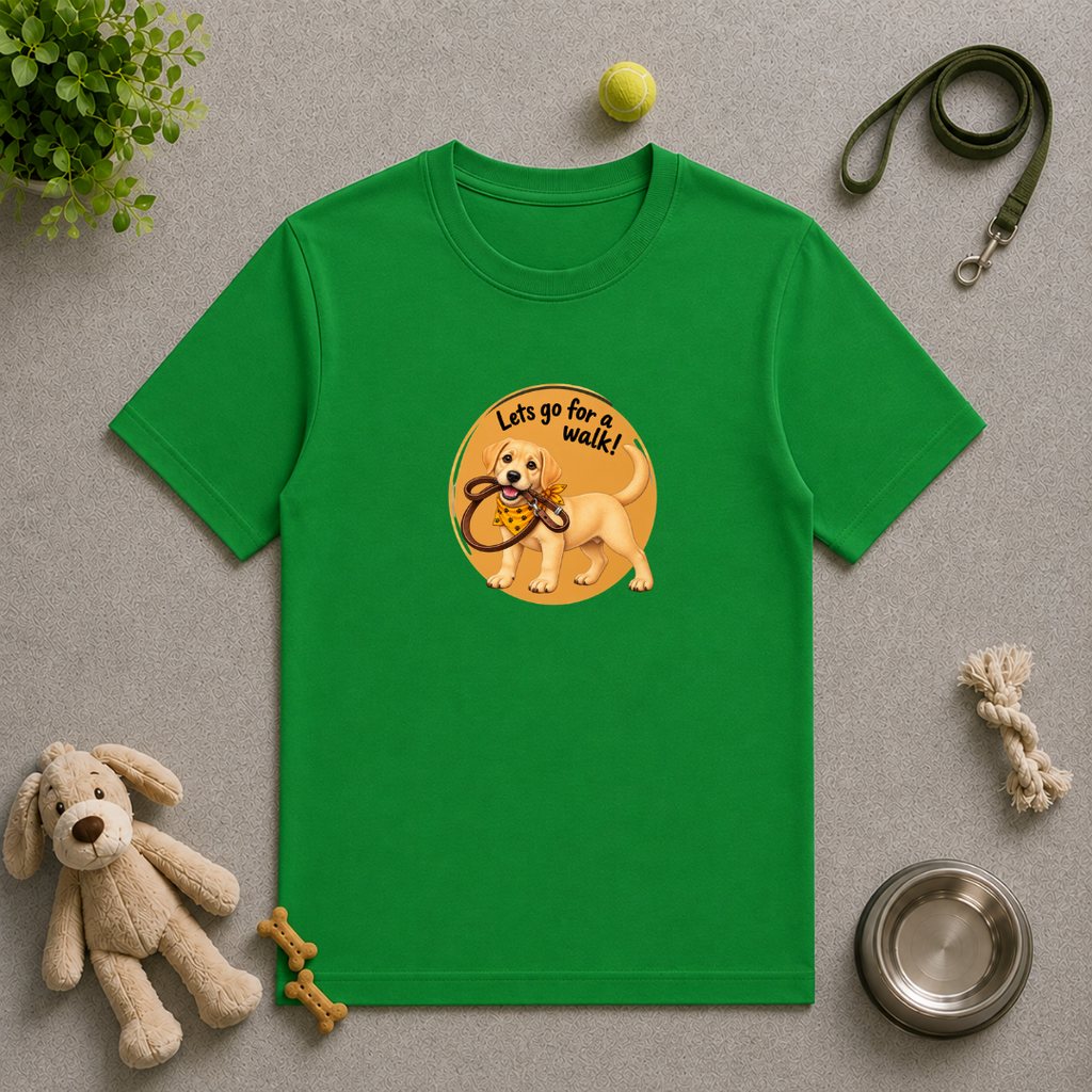 Let’s Go for a Walk! – Labrador Adventure - Unisex T‑Shirt
