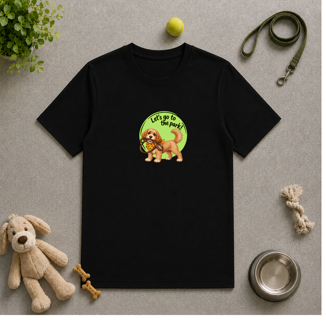 Let’s Go to the Park! – Cockapoo Adventure - Unisex T‑Shirt