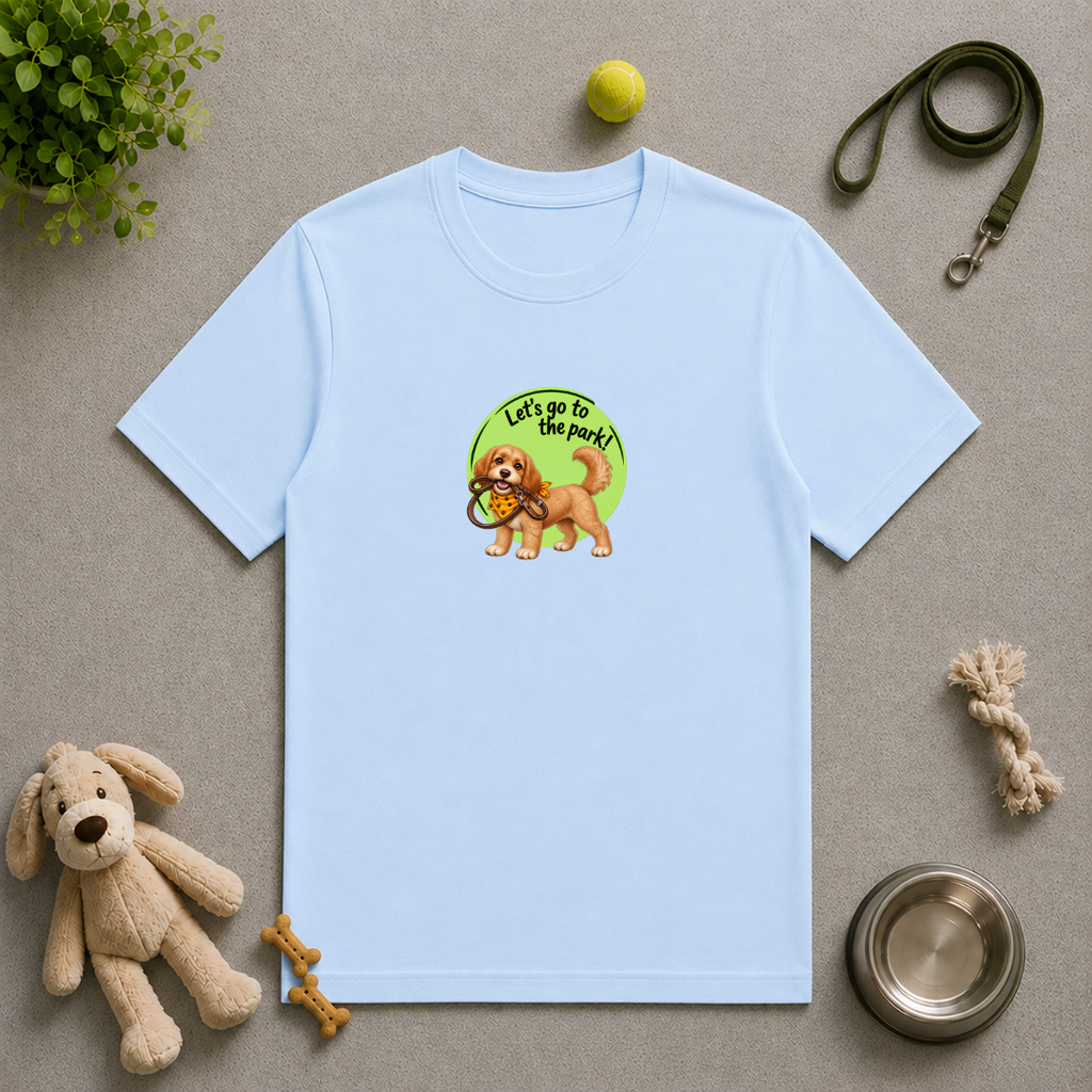 Let’s Go to the Park! – Cockapoo Adventure - Unisex T‑Shirt