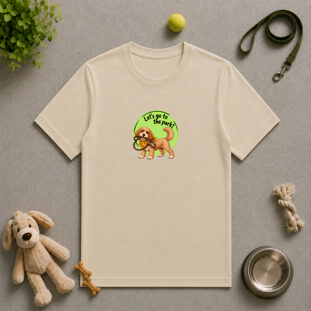 Let’s Go to the Park! – Cockapoo Adventure - Unisex T‑Shirt