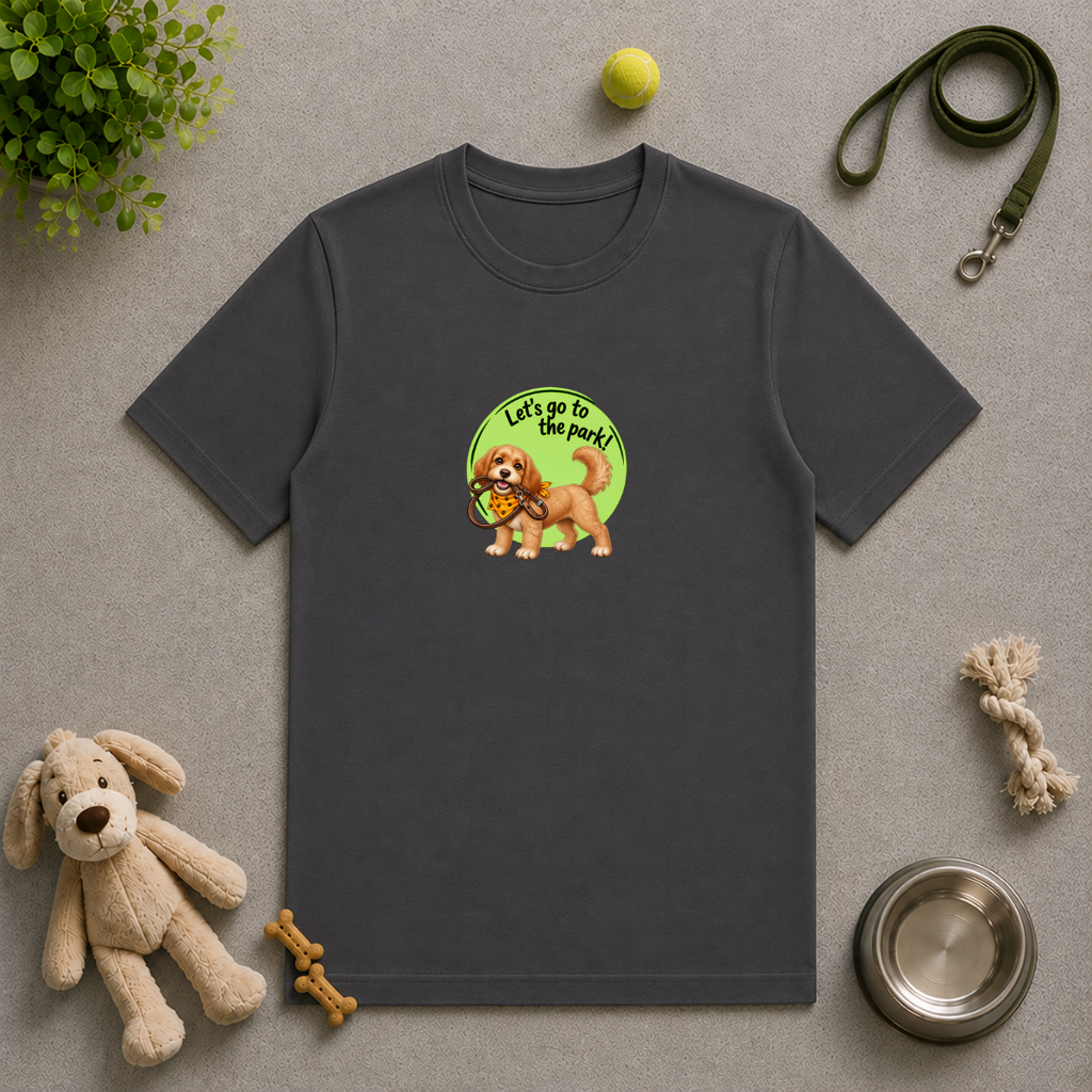 Let’s Go to the Park! – Cockapoo Adventure - Unisex T‑Shirt