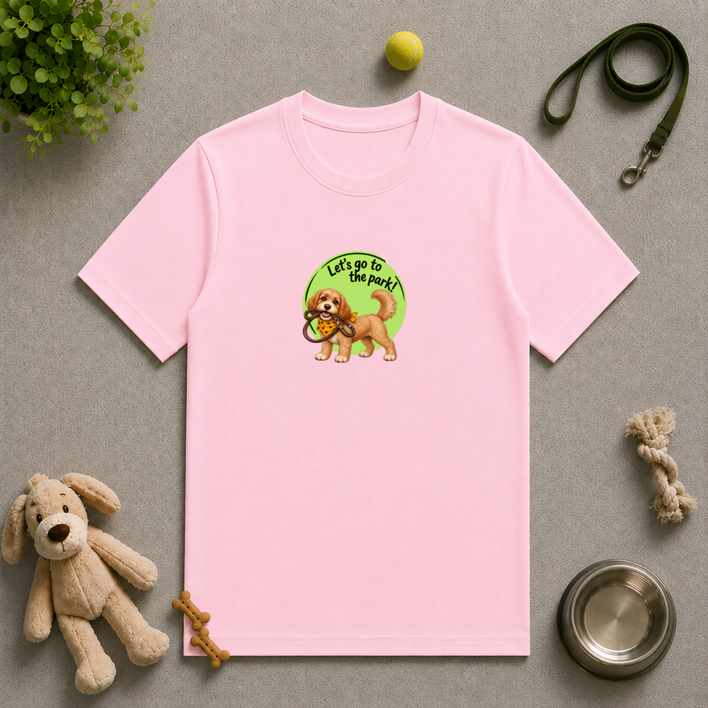 Let’s Go to the Park! – Cockapoo Adventure - Unisex T‑Shirt