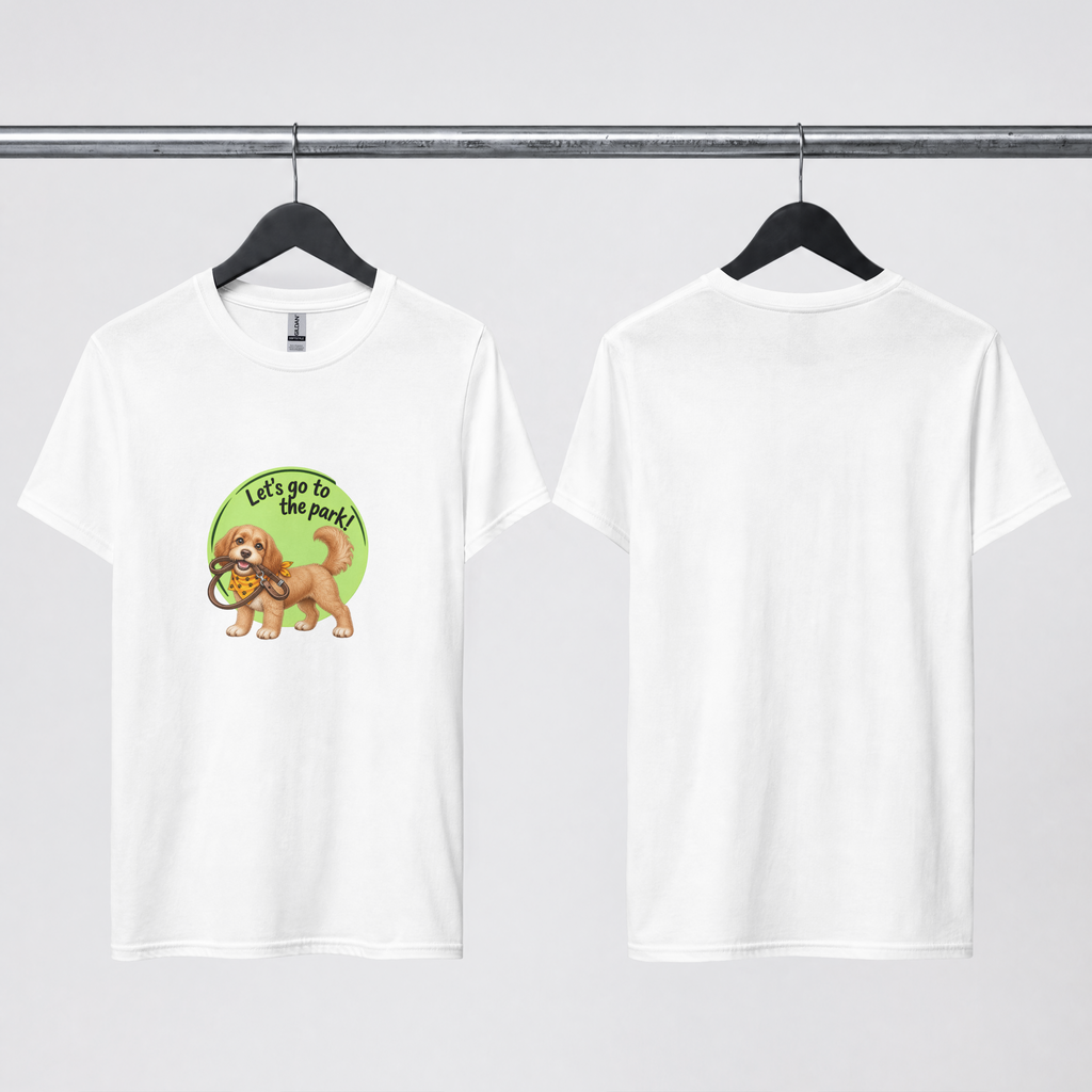Let’s Go to the Park! – Cockapoo Adventure - Unisex T‑Shirt