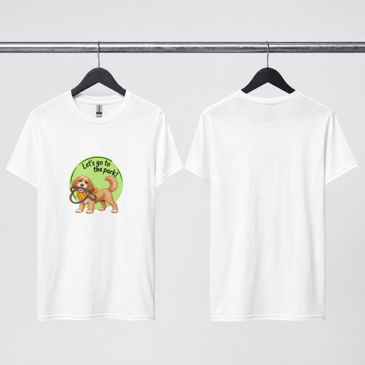 Let’s Go to the Park! – Cockapoo Adventure - Unisex T‑Shirt
