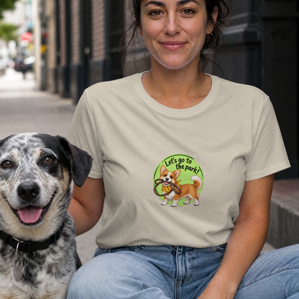 Let’s Go to the Park! – Corgi Adventure - Unisex T-Shirt