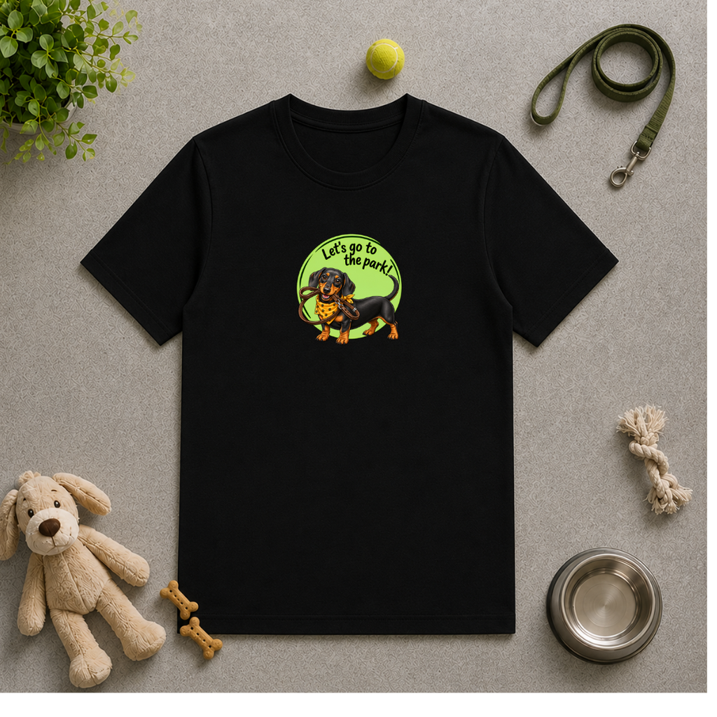 Let’s Go to the Park! – Dachshund Adventure - Unisex T‑Shirt