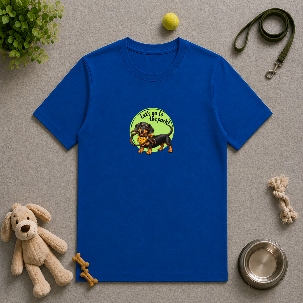Let’s Go to the Park! – Dachshund Adventure - Unisex T‑Shirt