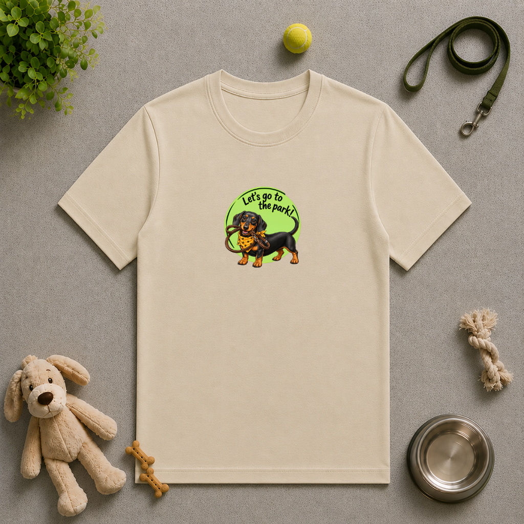Let’s Go to the Park! – Dachshund Adventure - Unisex T‑Shirt