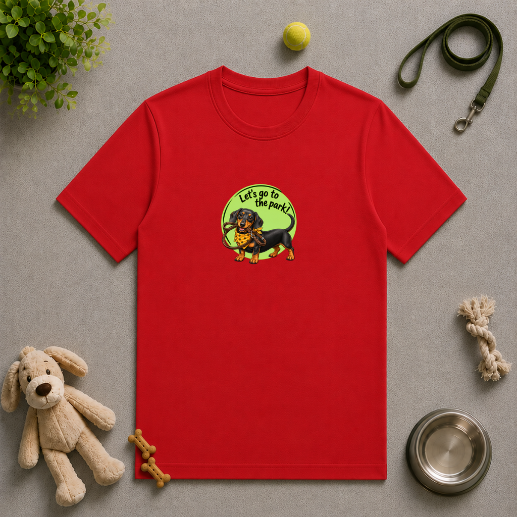 Let’s Go to the Park! – Dachshund Adventure - Unisex T‑Shirt