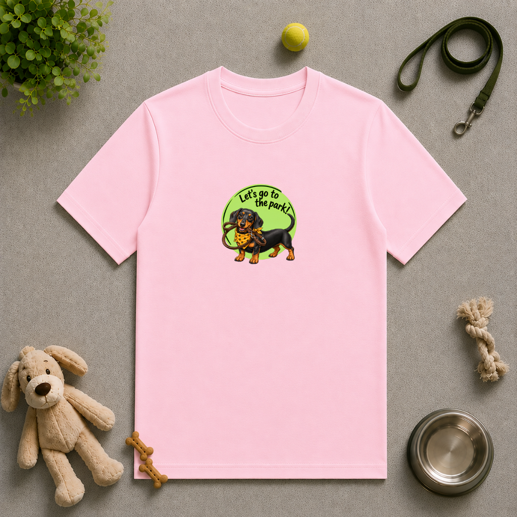 Let’s Go to the Park! – Dachshund Adventure - Unisex T‑Shirt