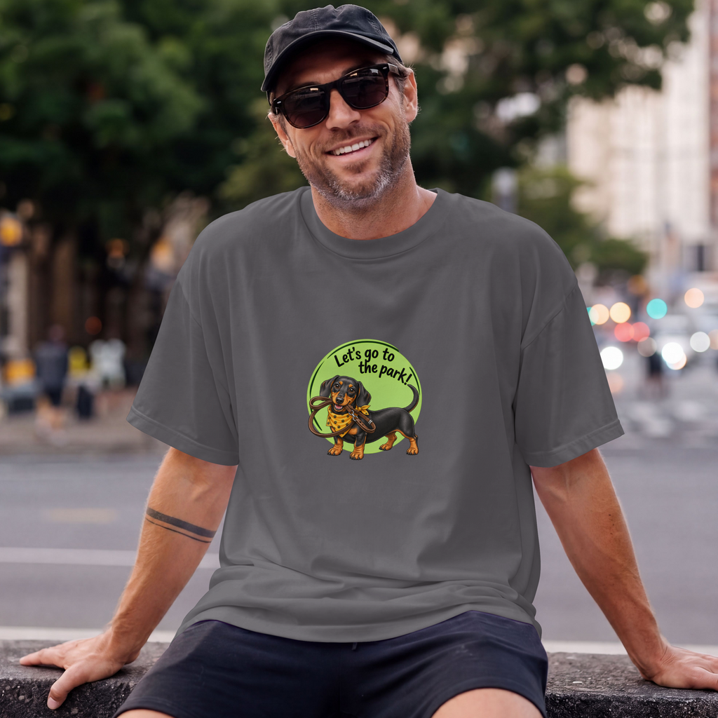 Let’s Go to the Park! – Dachshund Adventure - Unisex T‑Shirt
