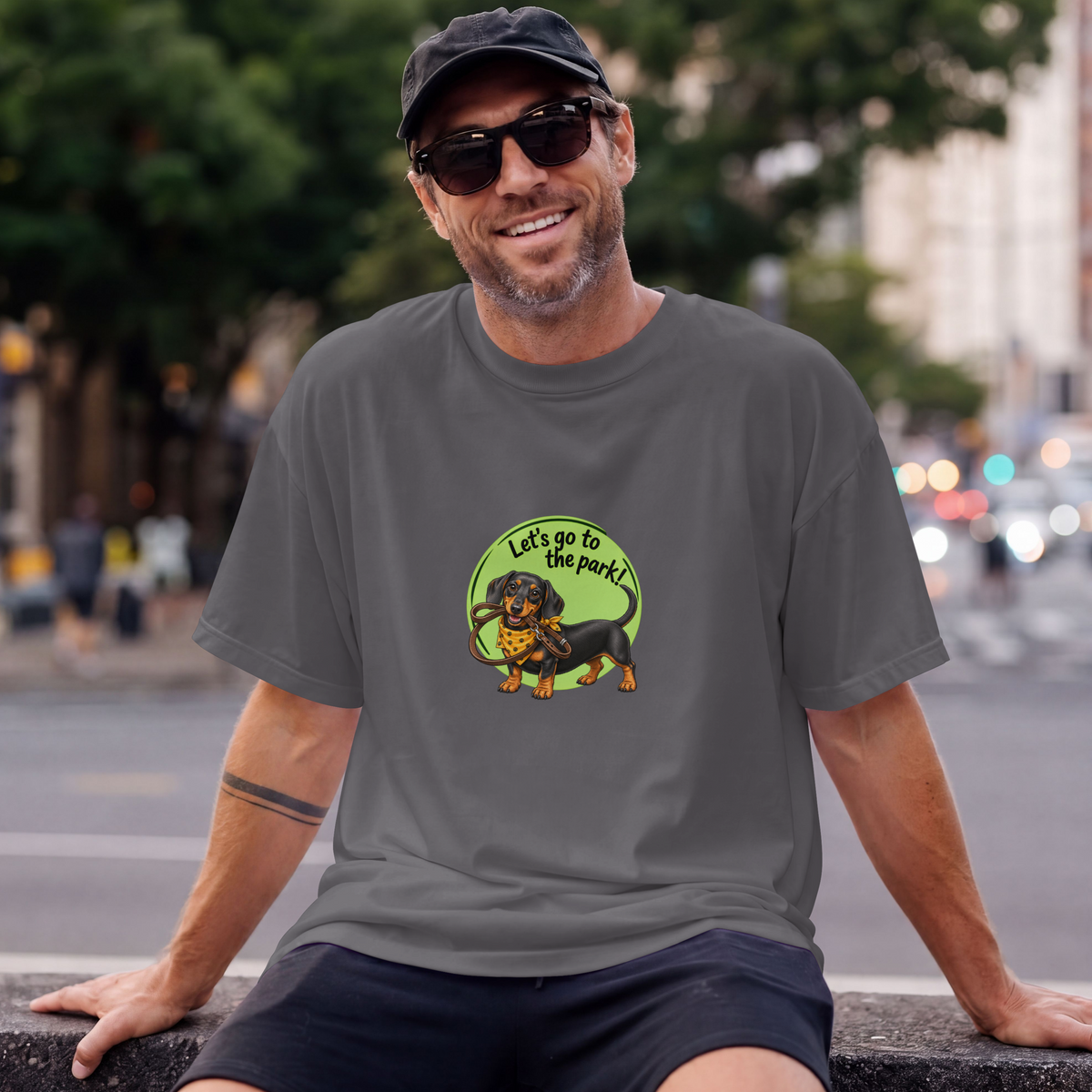 Let’s Go to the Park! – Dachshund Adventure - Unisex T‑Shirt
