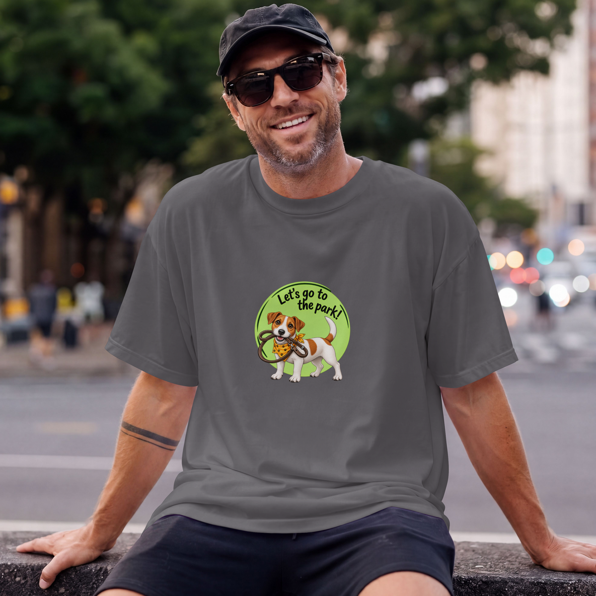 Let’s Go to the Park! – Jack Russell Adventure - Unisex T-Shirt