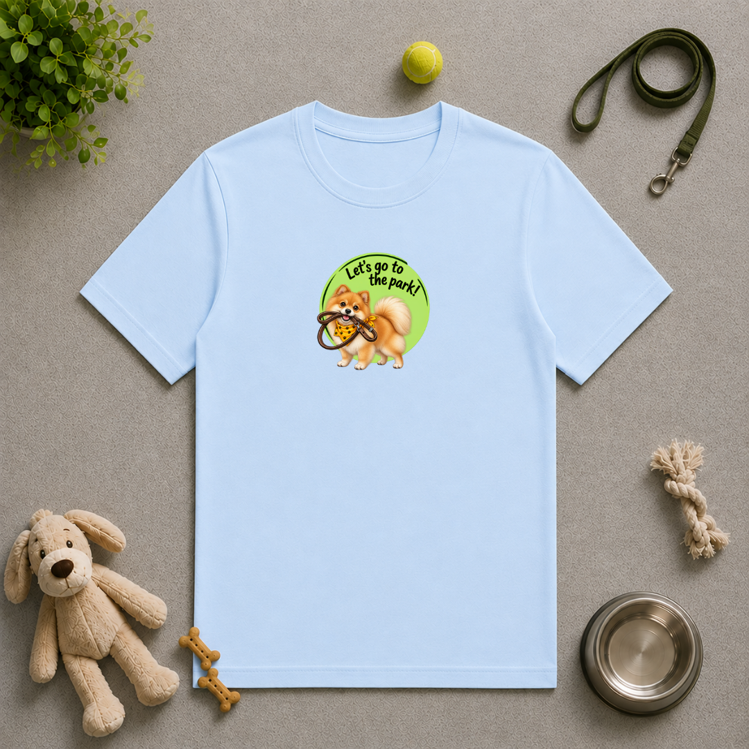 Let’s Go to the Park! – Pomeranian Adventure - Unisex T-Shirt