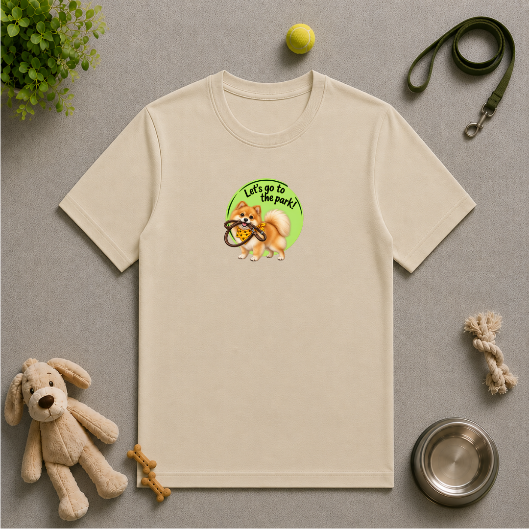 Let’s Go to the Park! – Pomeranian Adventure - Unisex T-Shirt