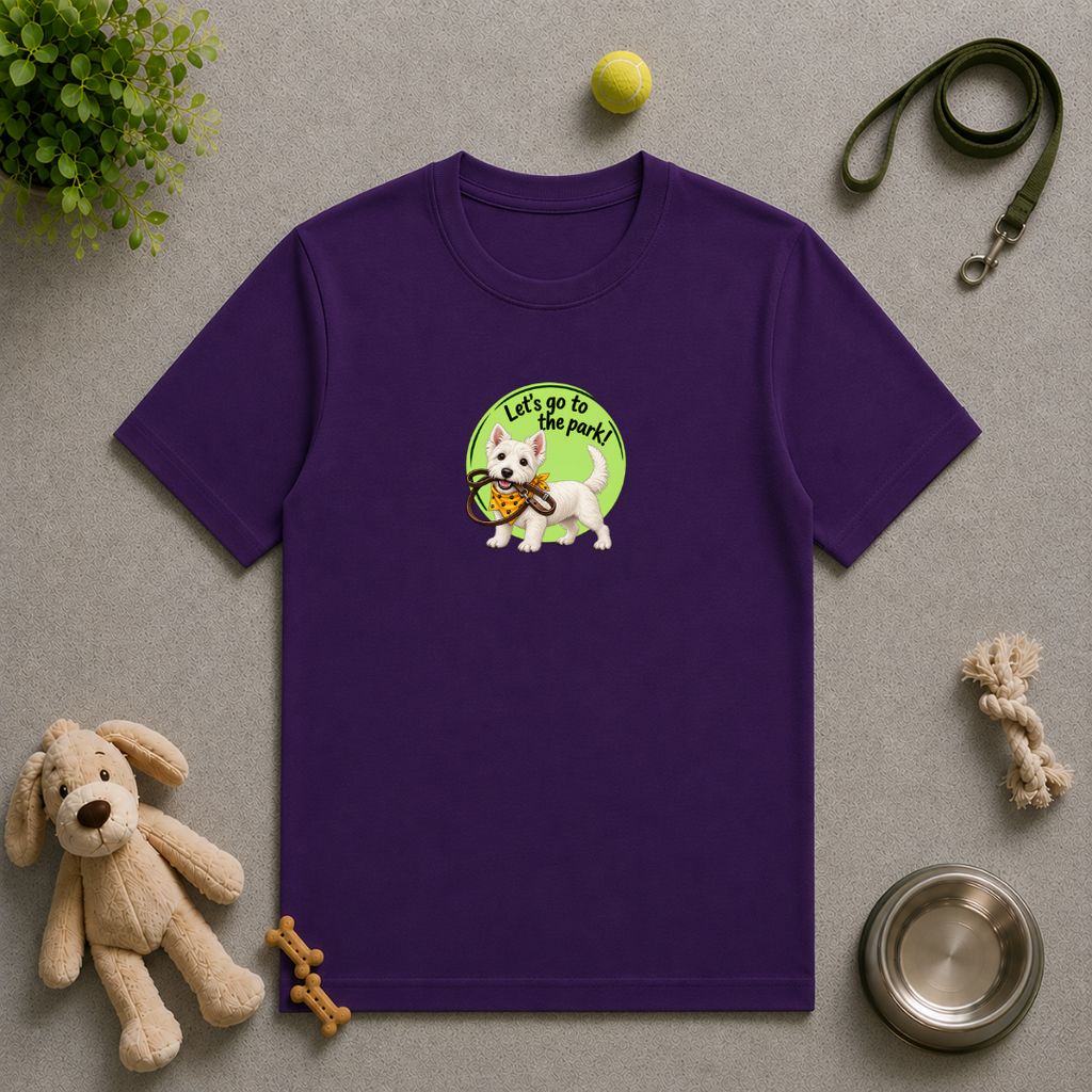 Let’s Go to the Park! – West Highland Terrier Adventure - Unisex T-Shirt