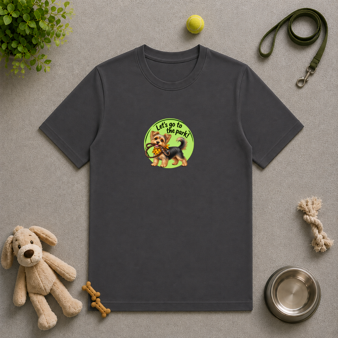 Let’s Go to the Park! – Yorkshire Terrier Adventure - Unisex T-Shirt