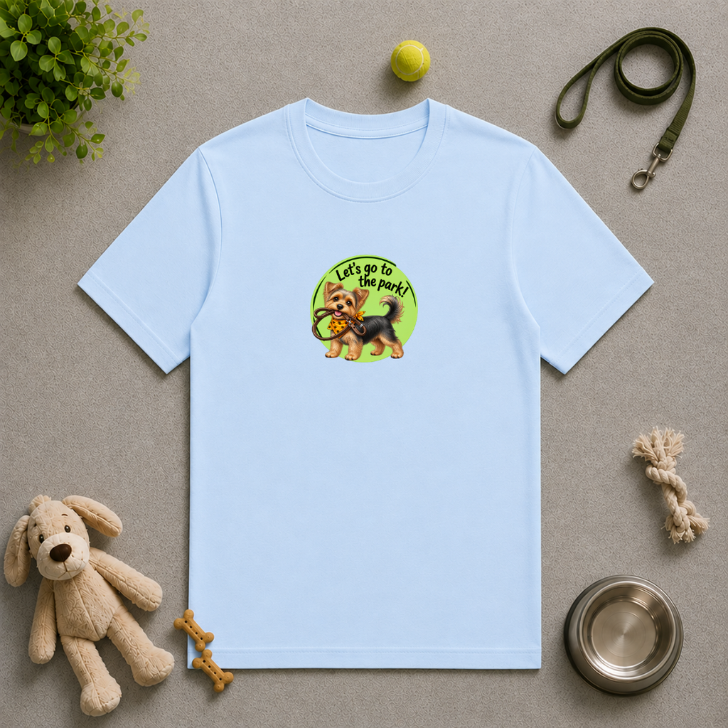 Let’s Go to the Park! – Yorkshire Terrier Adventure - Unisex T-Shirt