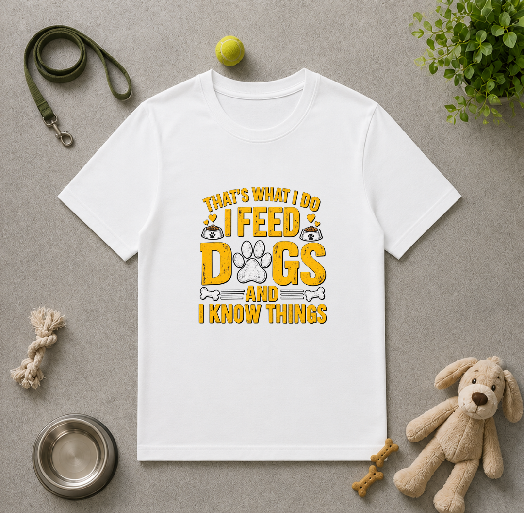 That’s What I Do – I Feed Dogs & I Know Things - Unisex T-Shirt