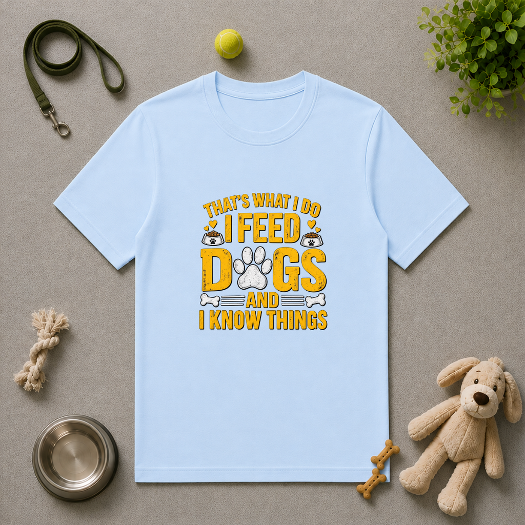 That’s What I Do – I Feed Dogs & I Know Things - Unisex T-Shirt