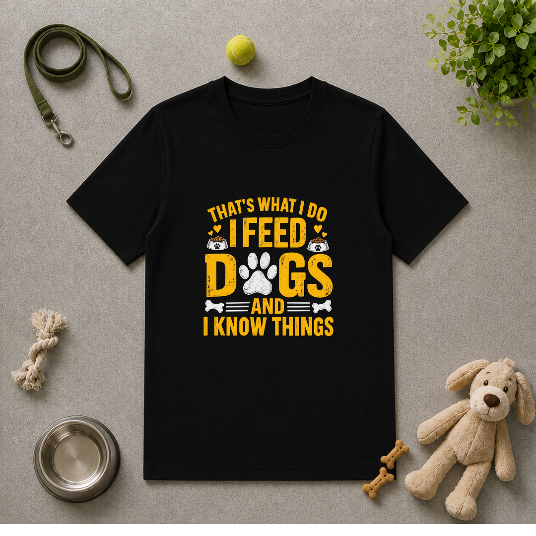That’s What I Do – I Feed Dogs & I Know Things - Unisex T-Shirt