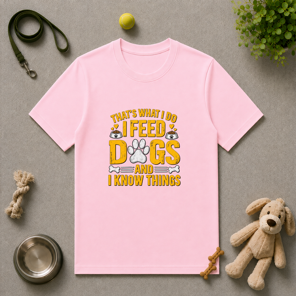 That’s What I Do – I Feed Dogs & I Know Things - Unisex T-Shirt