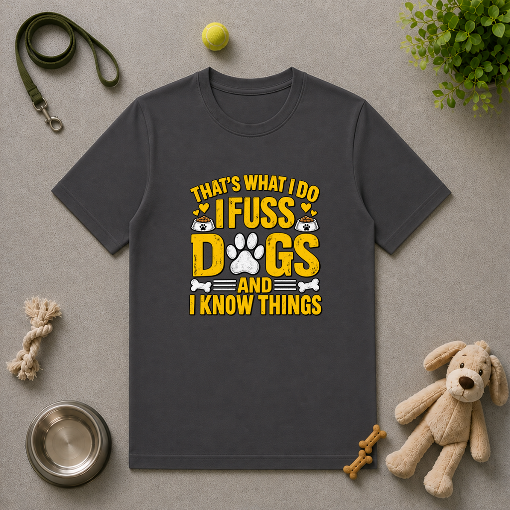 That’s What I Do – I Fuss Dogs & I Know Things - Unisex T-Shirt