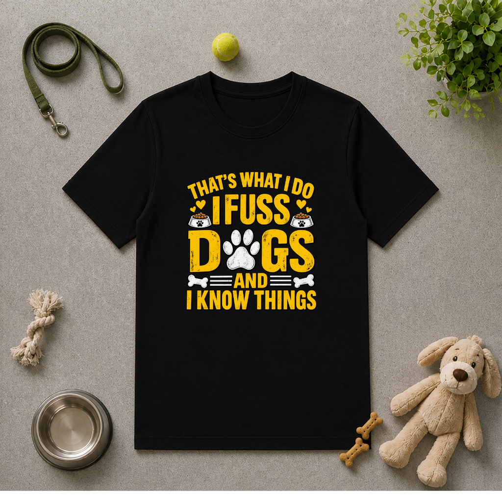 That’s What I Do – I Fuss Dogs & I Know Things - Unisex T-Shirt