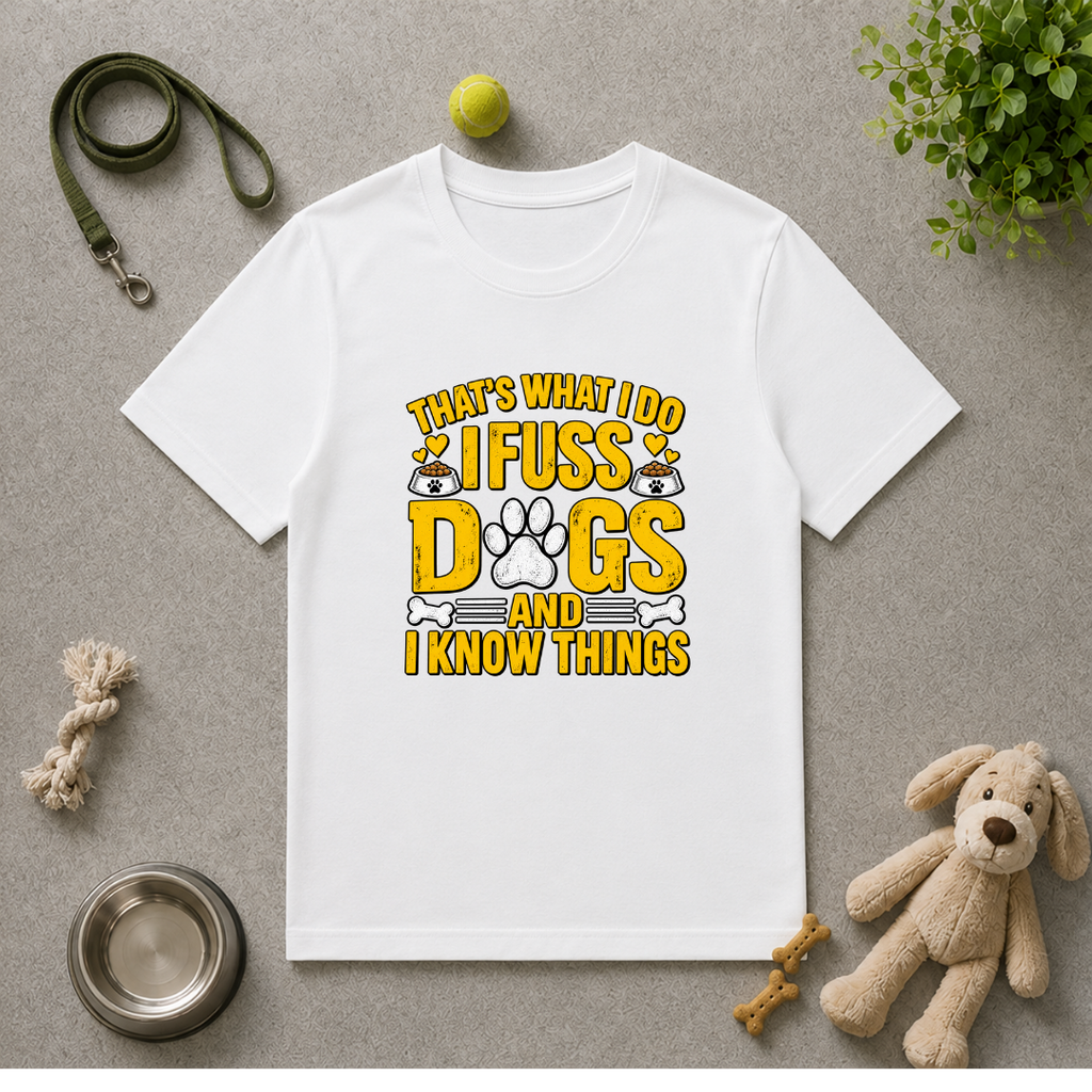 That’s What I Do – I Fuss Dogs & I Know Things - Unisex T-Shirt