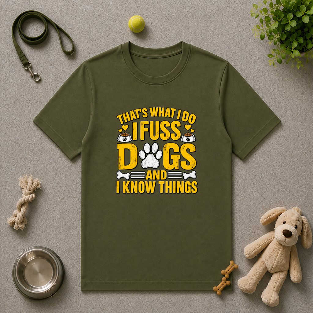 That’s What I Do – I Fuss Dogs & I Know Things - Unisex T-Shirt