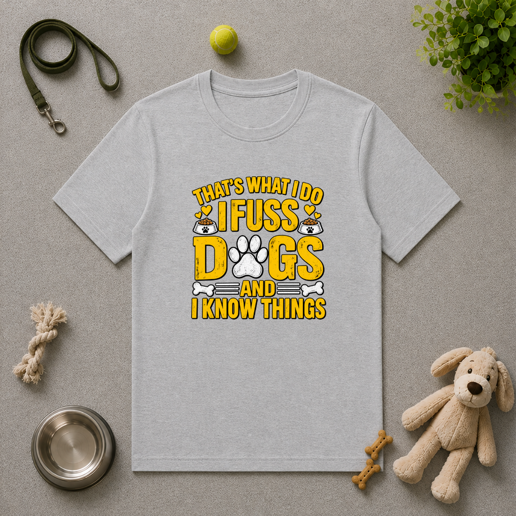 That’s What I Do – I Fuss Dogs & I Know Things - Unisex T-Shirt